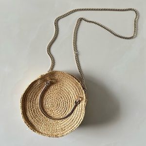 MANGO Round Shoulder Bag